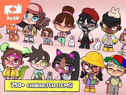 Pazu Avatar Maker – создание персонажа игра в одевалки 1.10. Скриншот 17