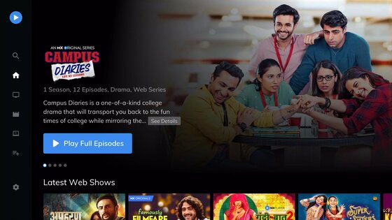 MX Player TV 1.30.0G для Android TV. Скриншот 5