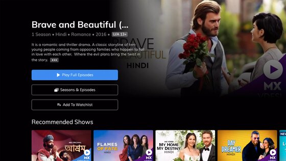 MX Player TV 1.30.0G для Android TV. Скриншот 7