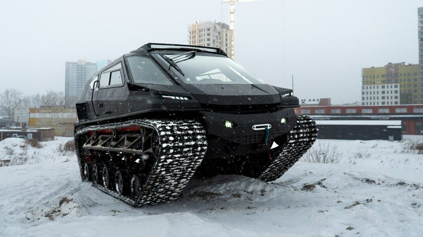 Обнародованы характеристики отечественного гусеничного вездехода Tank