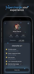 Character AI 1.12.2. Скриншот 6