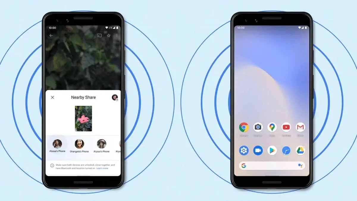 Обмен данными на Android станет ещё проще: Google и Samsung объединят  функции Nearby Share и Quick