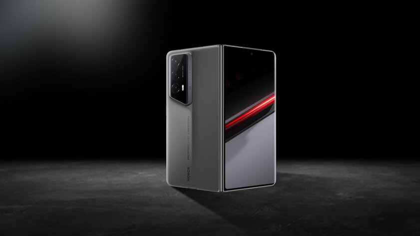 HONOR и Porsche Design представили складной Magic V2 RSR, отсылающий к автомобилям