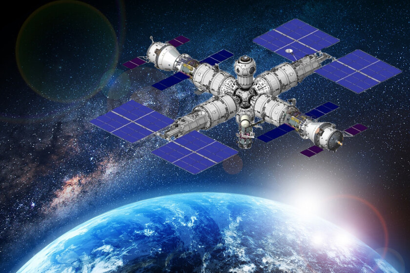 Чертёж и характеристики: показан план создания многоразового космоплана для полётов на Российскую орбитальную станцию