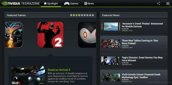 Приложение NVIDIA TegraZone теперь доступно для всех Android-устройств