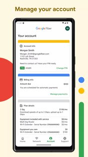 GFiber: The Google Fiber App 2.8.22. Скриншот 2