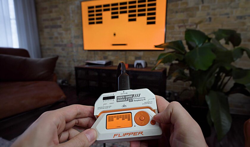 Мультитул Flipper Zero получил игровой модуль на базе Raspberry Pi