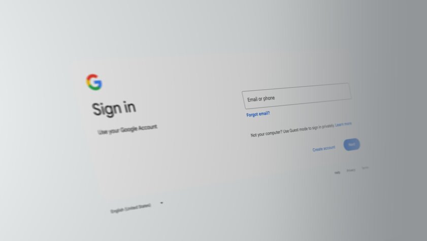 Не пугайтесь — у Google новое окно авторизации. Старое вернуть не получится