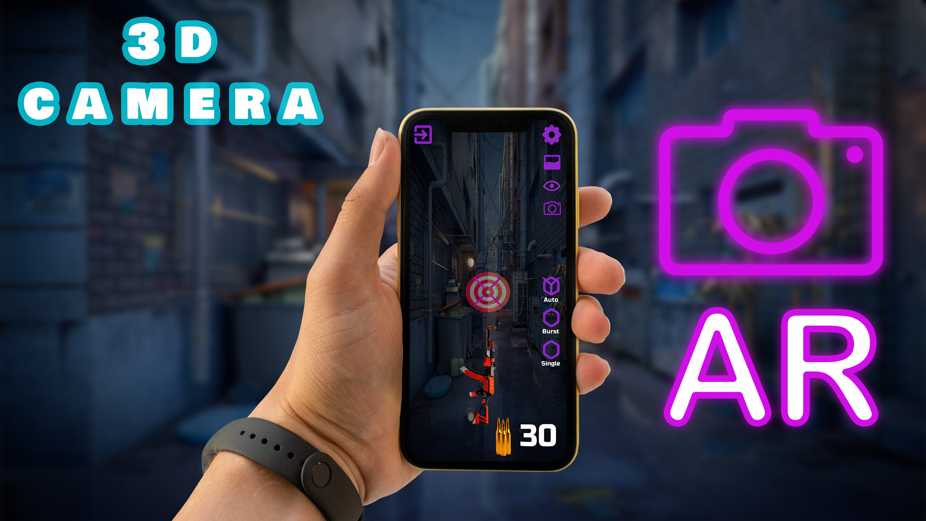 Скачать Звуки оружия AR: Оружие 3D 3.1 для Android