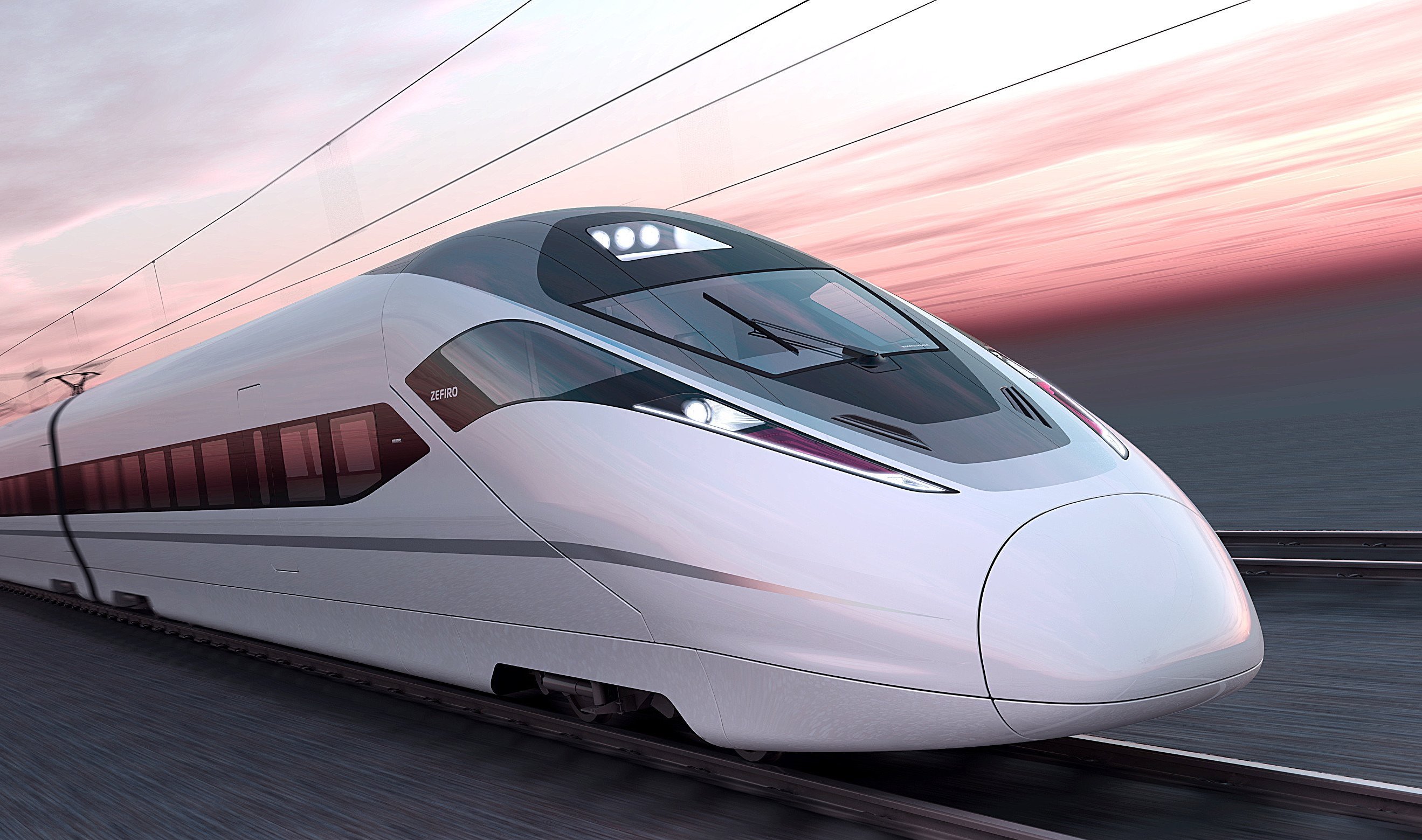 Так выглядит скоростной поезд, который будет курсировать между Москвой и Санкт-Петербургом в 2027 году