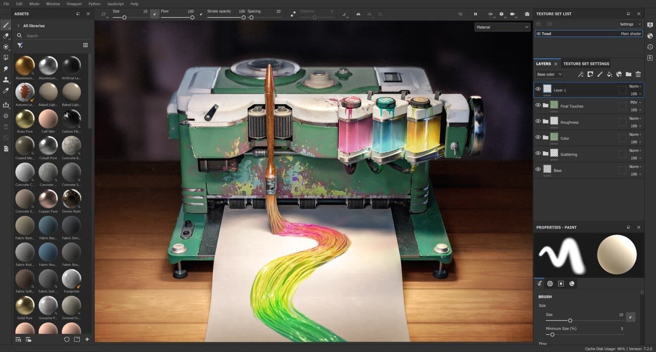 Adobe представила два новых ИИ-инструмента для 3D-дизайнеров: можно создавать текстуры и заменять фон