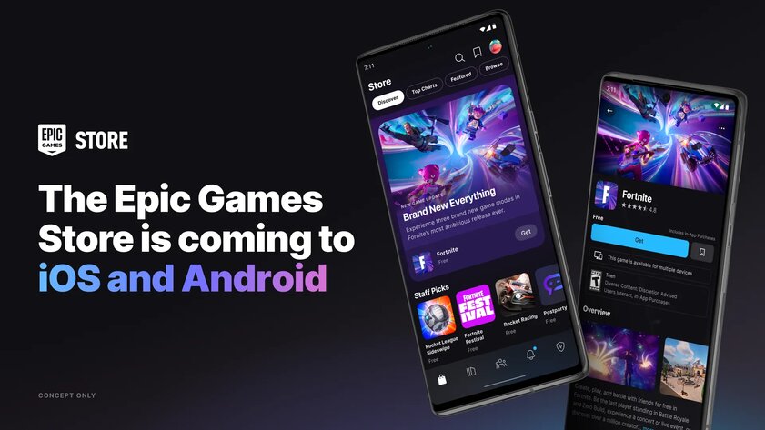 Официально: Epic Games Store появится на iOS и Android в этом году