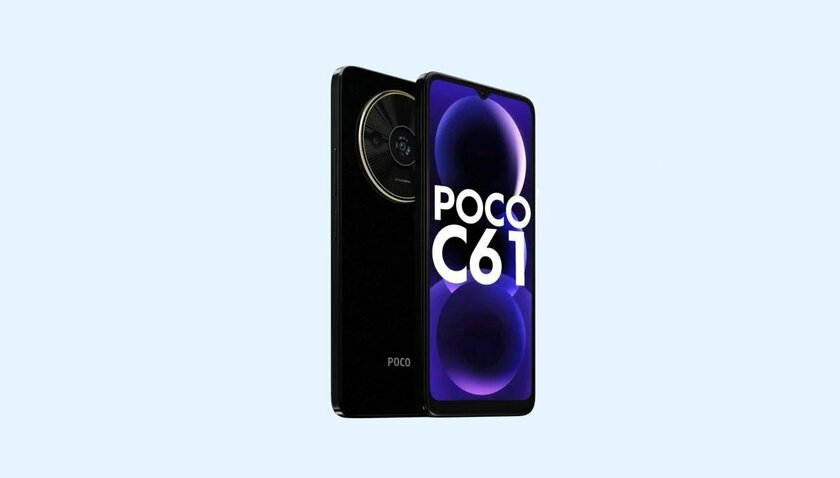 Представлен POCO C61: что предлагает смартфон за 90 долларов