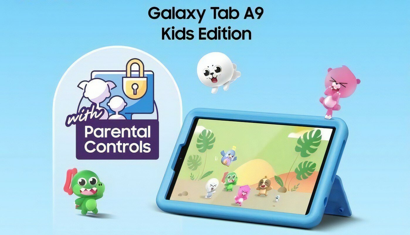 Samsung представила планшет для детей: чем A9 Kids Edition отличается от  обычного