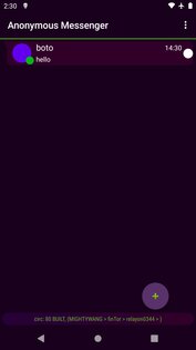 Анонимный мессенджер 0.9.9. Скриншот 8