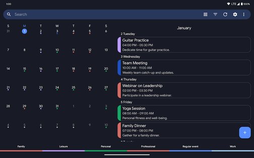 Fossify Calendar 1.1.0. Скриншот 10