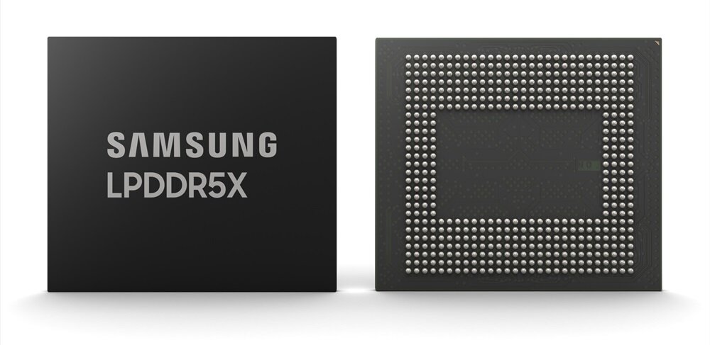 Samsung представила самую быструю оперативную память для ноутбуков и смартфонов: LPDDR5X с пропускной способностью 10,7 Гбит / с