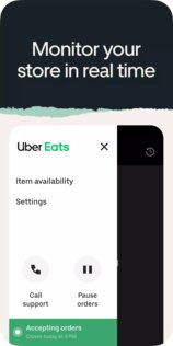 Uber Eats для ресторанов 40.149.10000. Скриншот 5