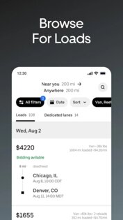 Uber Freight 2.150.10000. Скриншот 1