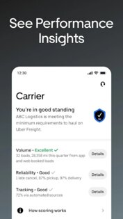 Uber Freight 2.145.10000. Скриншот 4