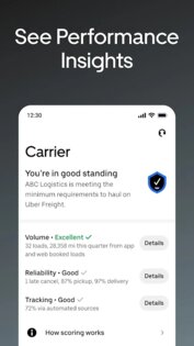 Uber Freight 2.150.10000. Скриншот 4