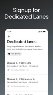 Uber Freight 2.150.10000. Скриншот 5