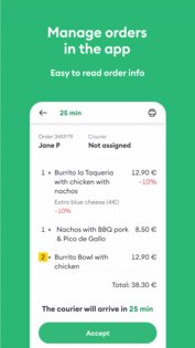 Bolt Food для ресторанов 3.1.0. Скриншот 2