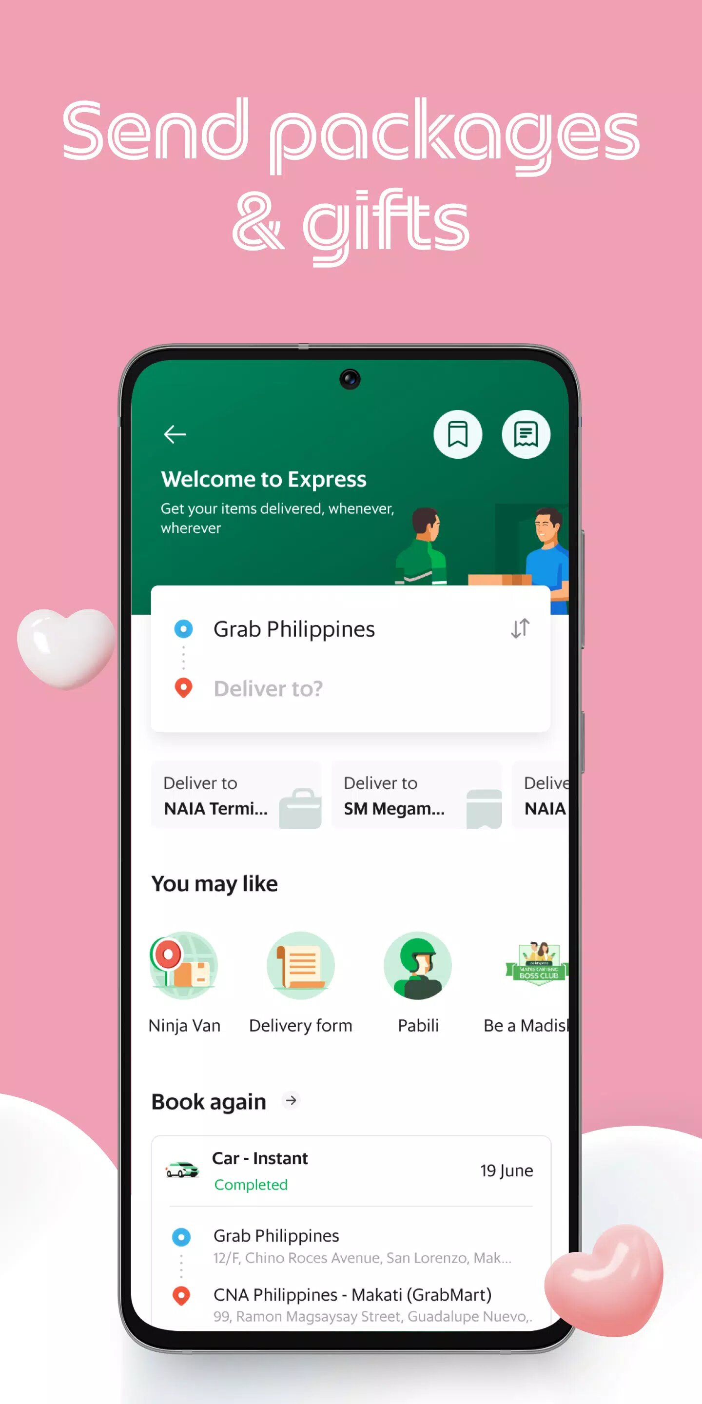 Скачать Grab – такси и доставка еды 5.306.0 для Android, iPhone / iPad