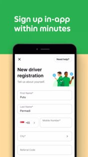 Grab Driver 5.381.1. Скриншот 2
