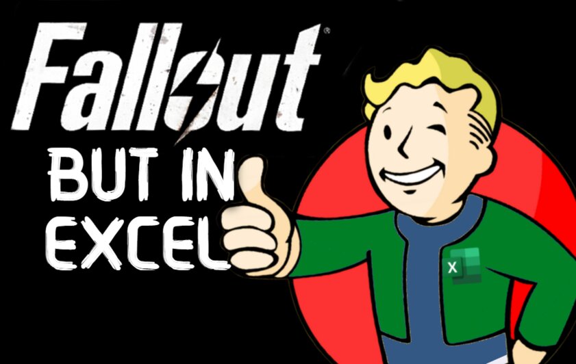 Разработчик создал в Excel ролевую игру, вдохновленную Fallout
