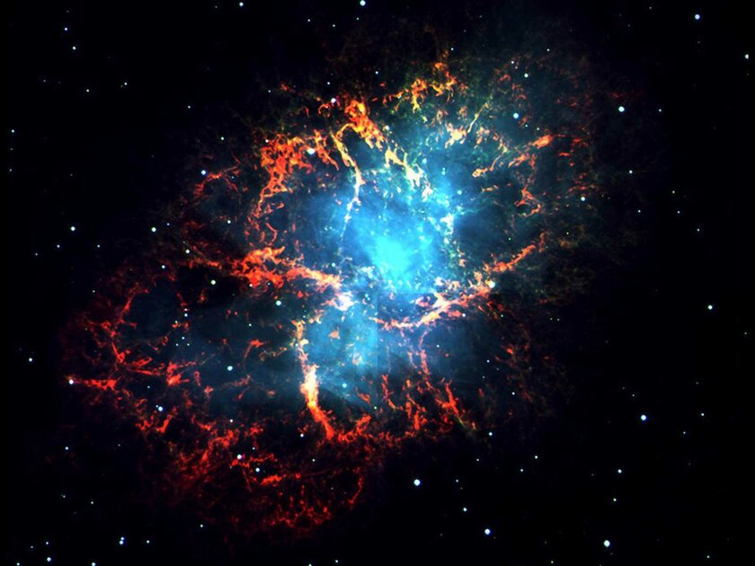 Видео: 22 года наблюдений телескопа «Чандра» за Крабовидной туманностью и Кассиопеей А