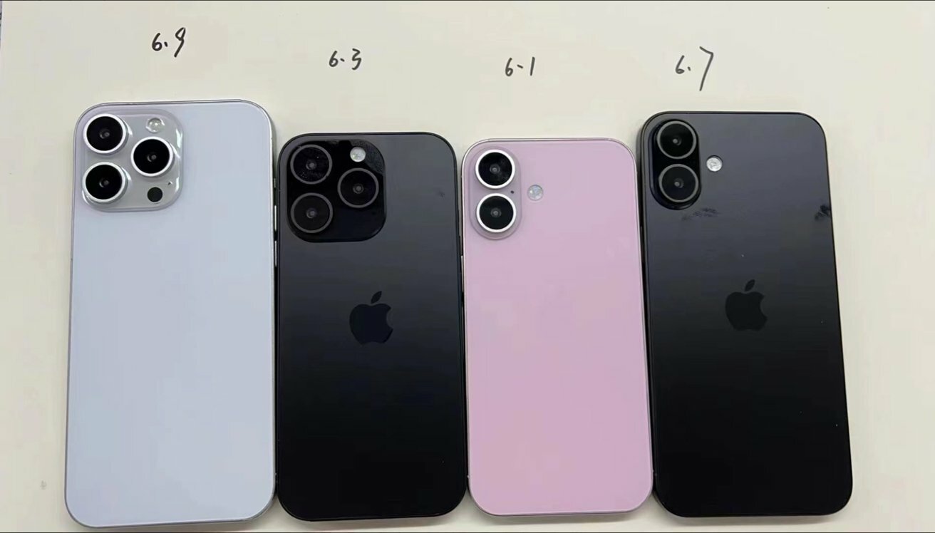 iPhone 16 получит четыре диагонали дисплея: вплоть до 6,9 дюйма