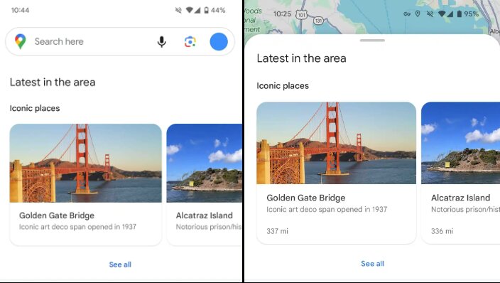 Google проводит масштабный редизайн Google Maps с переходом на карточки