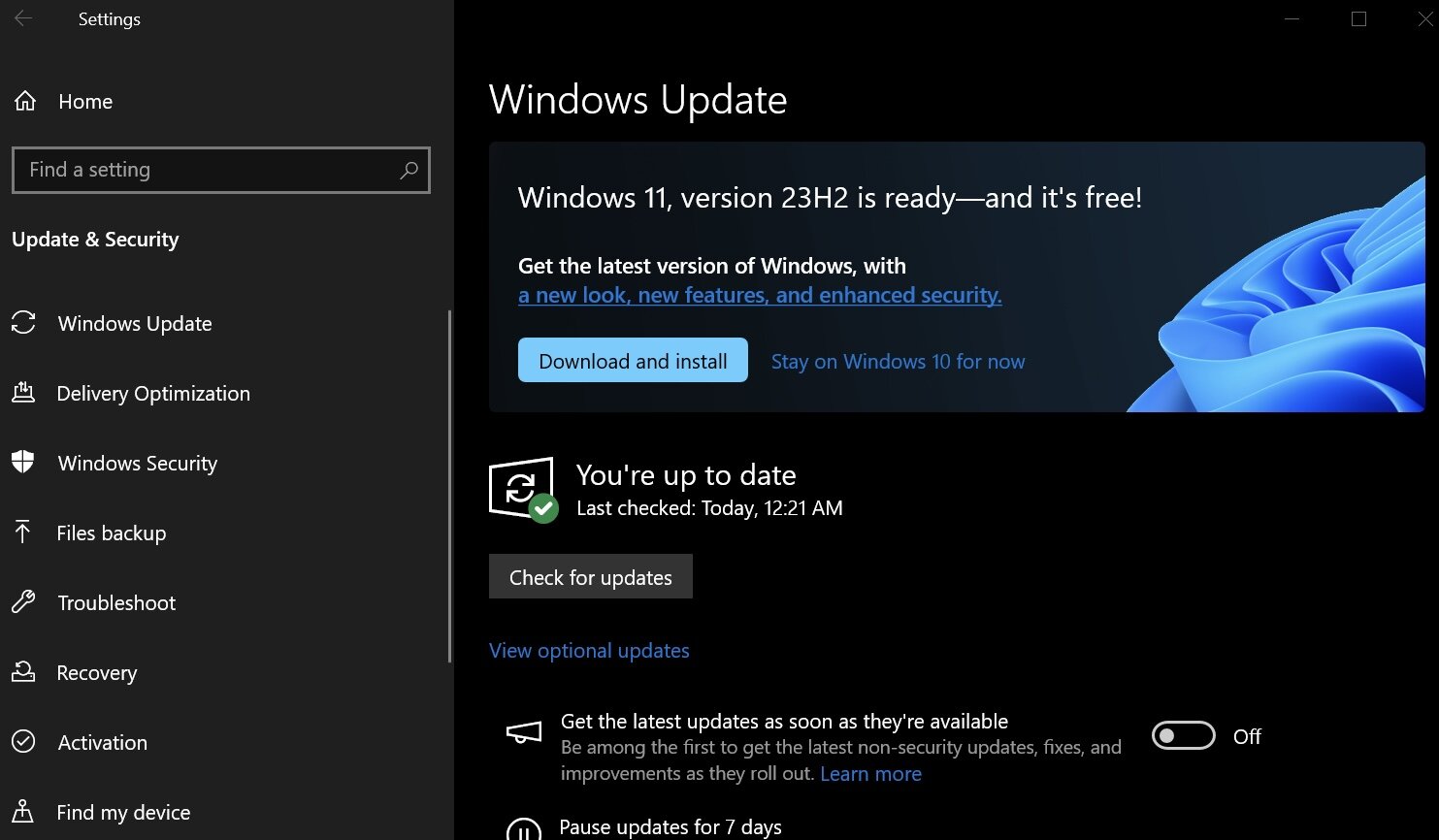 Windows 10 наконец-то предлагает прямое обновление до Windows 11 23H2 для большего числа пользователей