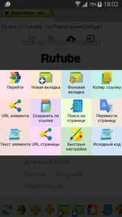 MWbrowser. Скриншот 4