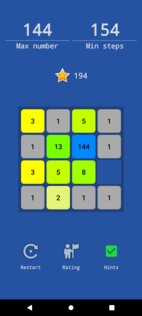 Math Puzzle | Fibonacci Game 1.21. Скриншот 5