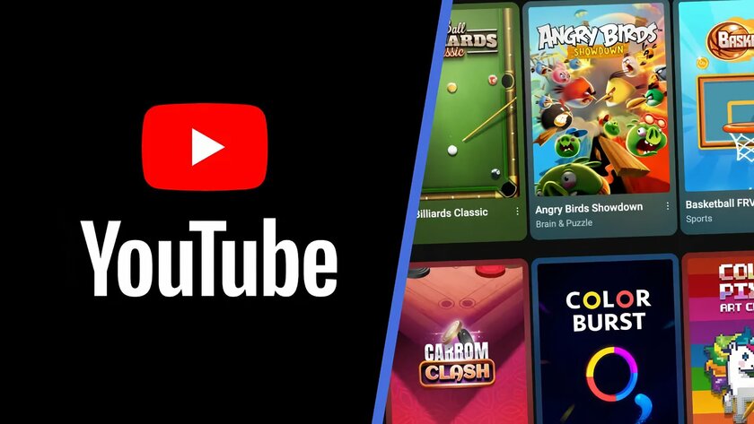 YouTube запустила игровой сервис Playables: там уже более 75 игр