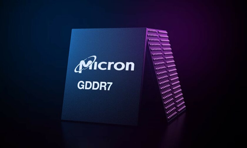 Micron начала выпускать память GDDR7 со скоростью 32 Гбит/с: прирост в играх 30% во всех разрешениях