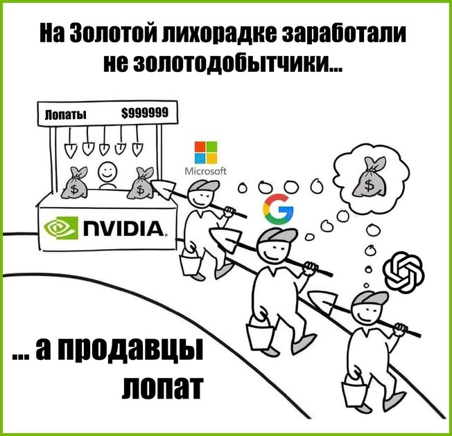 Только теперь вместо золота мир гоняется за ИИ