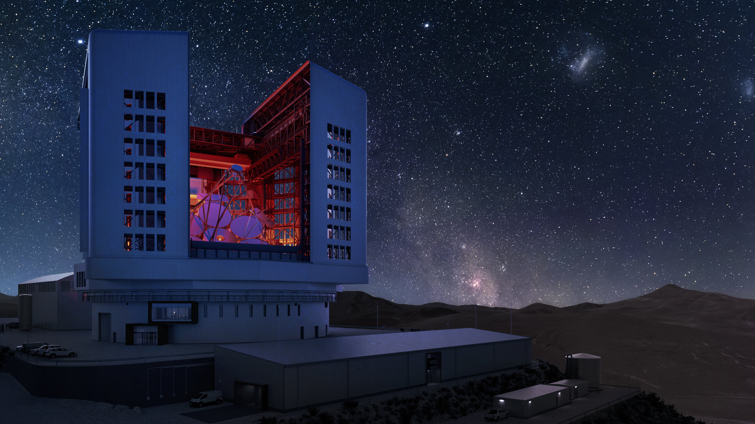 Учёные рассказали о Гигантском Магеллановом телескопе: вес более 5000 тон, высота 65 метров