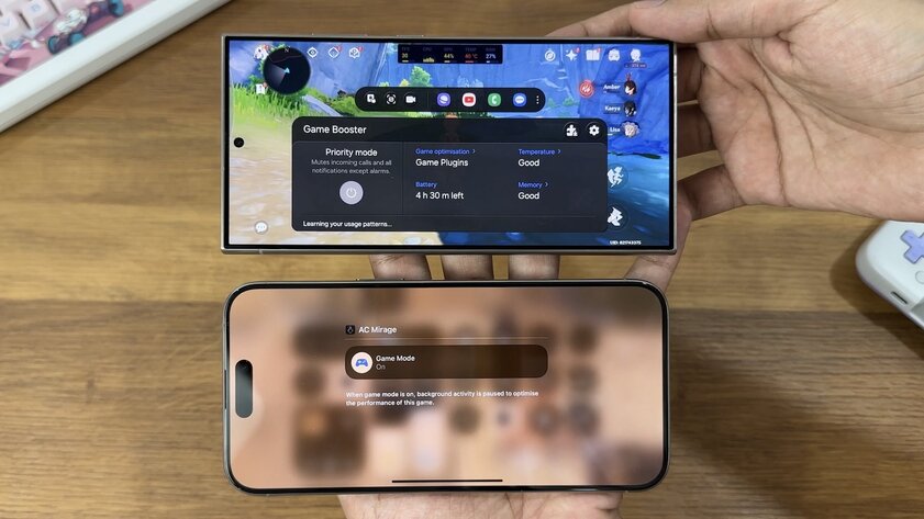 Сравнение «Игрового режима» в Apple iOS 18 и Samsung OneUI. Фаворит очевиден