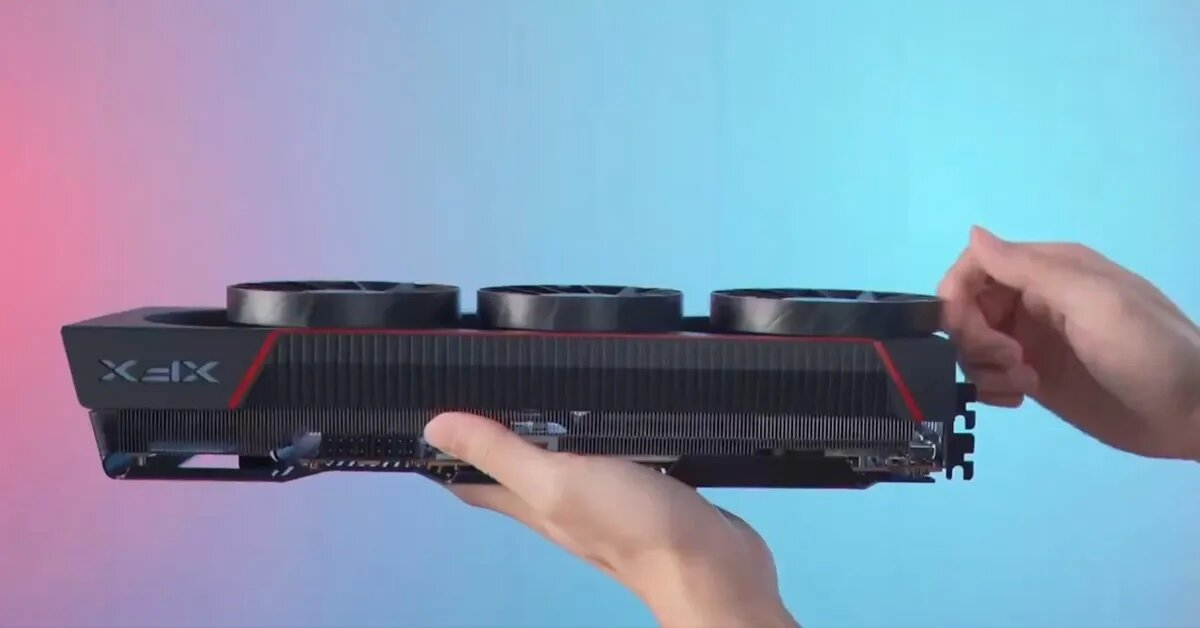 XFX представила необычную видеокарту MagAir RX 7900 XTX: она поставляется с быстросъёмными вентиляторами