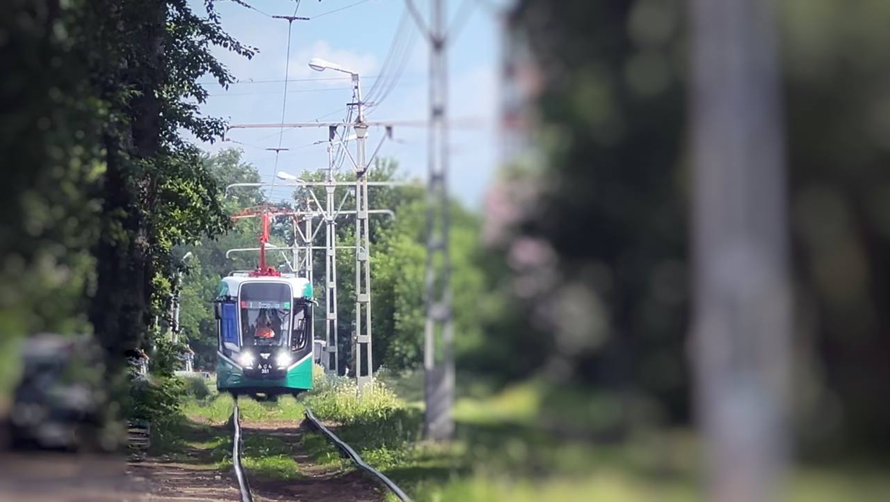 В Томске «забегали» новые трамваи от «Роскосмоса»