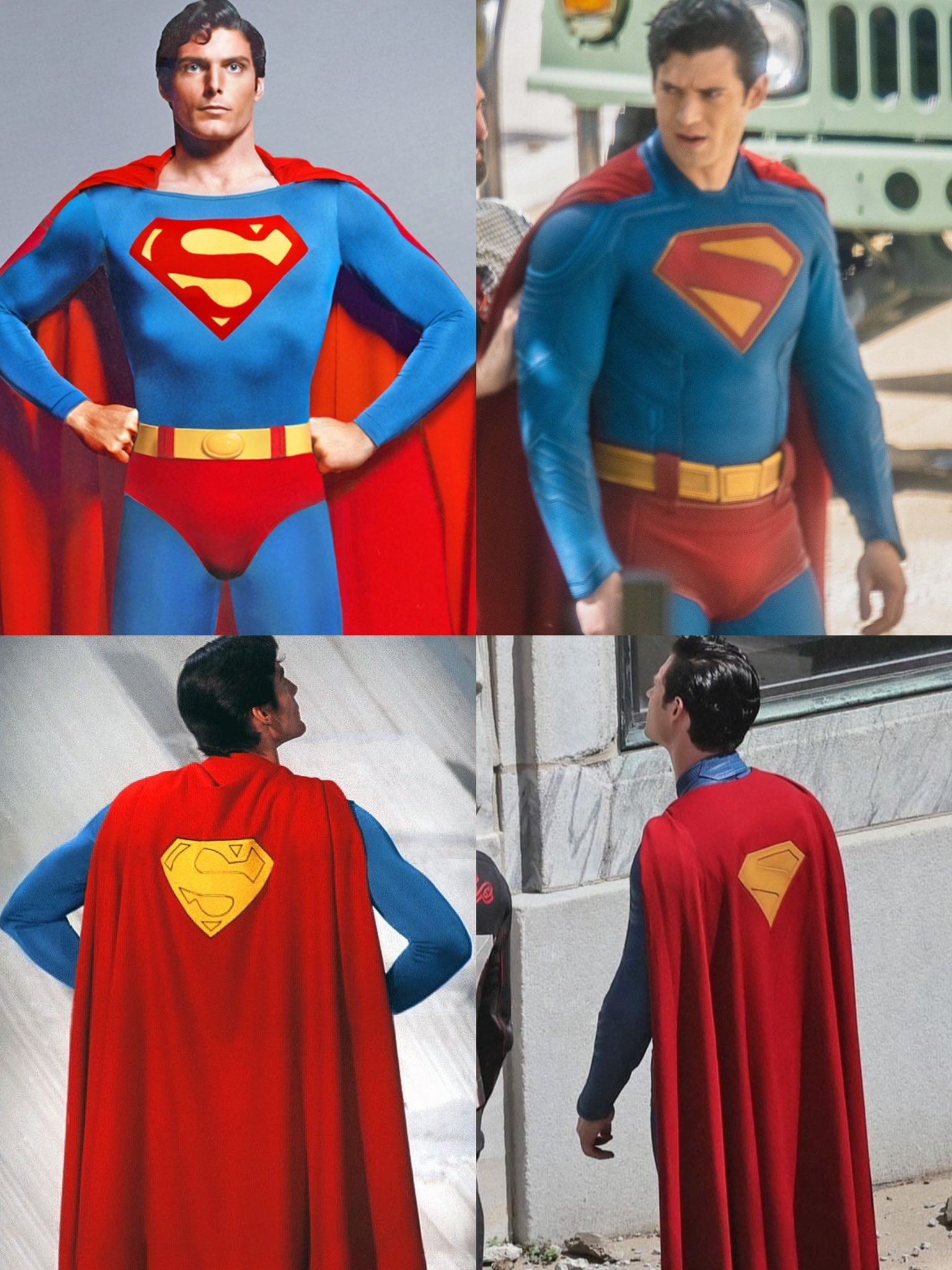 Ярко и канонично! Новый кинодизайн Супермена от Джеймса Ганна — фото со съёмок