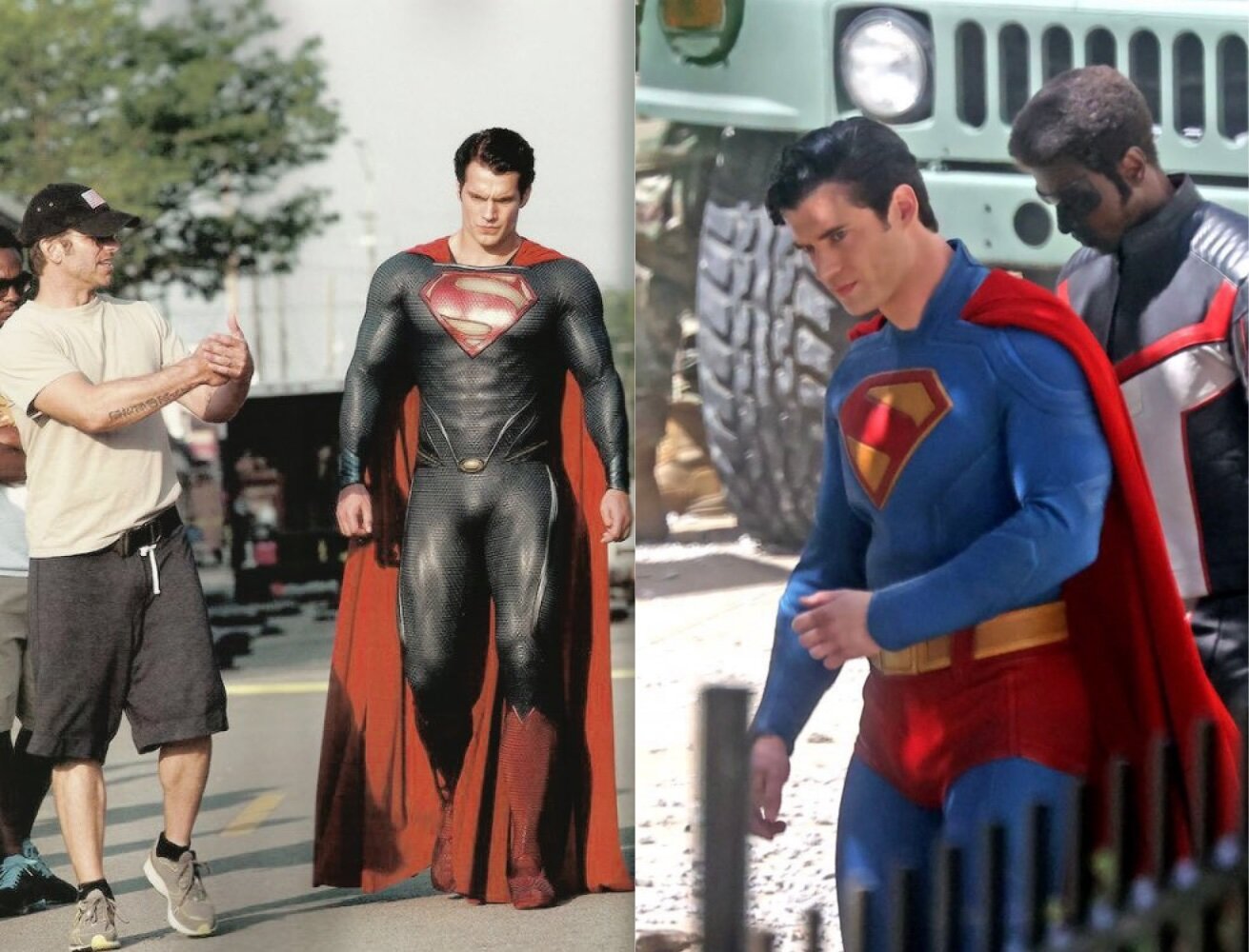 «Как будто костюм, который ему сшили на утренник»: фанат сравнил детализацию образа старого и нового Суперменов