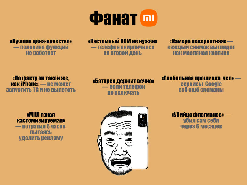 Мучаю генератор VOJAK-мемов запросами про Xiaomi