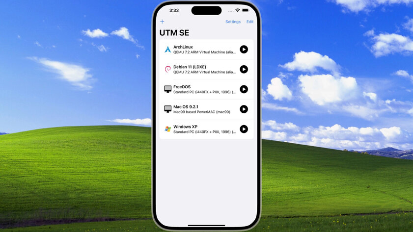 Apple одобрила первый эмулятор ПК на iOS: можно запустить Linux-дистрибутивы или Windows XP