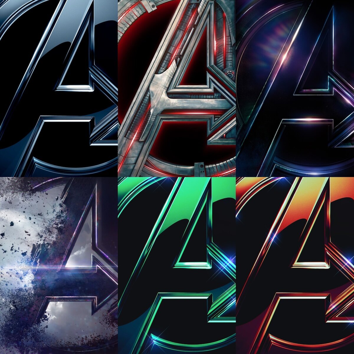 Так менялись логотипы фильмов «Мстители» с 2012 по 2027. Под конец совсем разленились