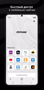 Браузер Луна 1.6.1. Скриншот 1
