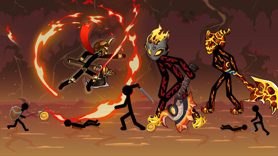 Stickman Giant: Army Battle Android 2.0.2. Скриншот 5